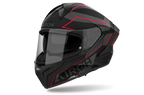 Airoh Airoh Matryx Sentinel Red Matt – Casco Integrale Composite Carbon ECE 22.06 Rosso Caschi integrali - Moon Bike - Vista 3