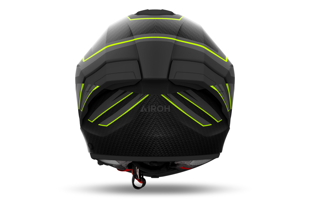 Airoh Airoh Matryx Sentinel Yellow Matt – Casco Integrale Composite Carbon ECE 22.06 Giallo Caschi integrali - Moon Bike - Vista 4