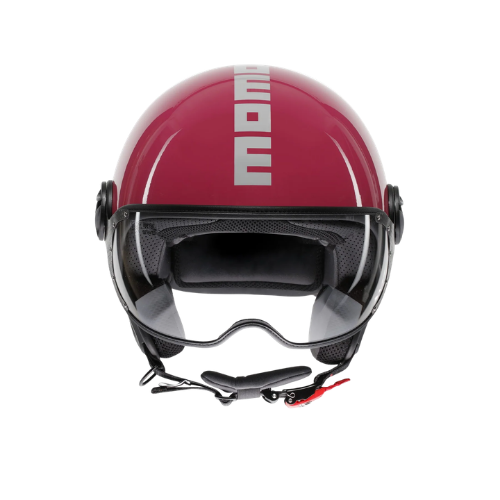 Momo Design Momo Design FGTR Classic Casco Jet Candy Fucsia Bianco – ECE 22.06 ABS Visiera Bianco Caschi integrali - Moon Bike - Vista 2