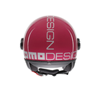 Momo Design Momo Design FGTR Classic Casco Jet Candy Fucsia Bianco – ECE 22.06 ABS Visiera Bianco Caschi integrali - Moon Bike - Vista 5