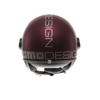 Momo Design FGTR EVO E2206 Casco Jet Amarena Opaco Silver – Doppia Visiera Parasole