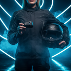 MotoLine Auricolare Bluetooth Casco Moto Wireless IPX6 – Assistente AI, 12h Autonomia Interfoni - Moon Bike - Vista 7