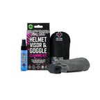 Muc-Off Helmet, Visor & Goggle Cleaning Kit V2 Pulitore Visiera 30ml con Panno, codice 144356 — Muc-Off