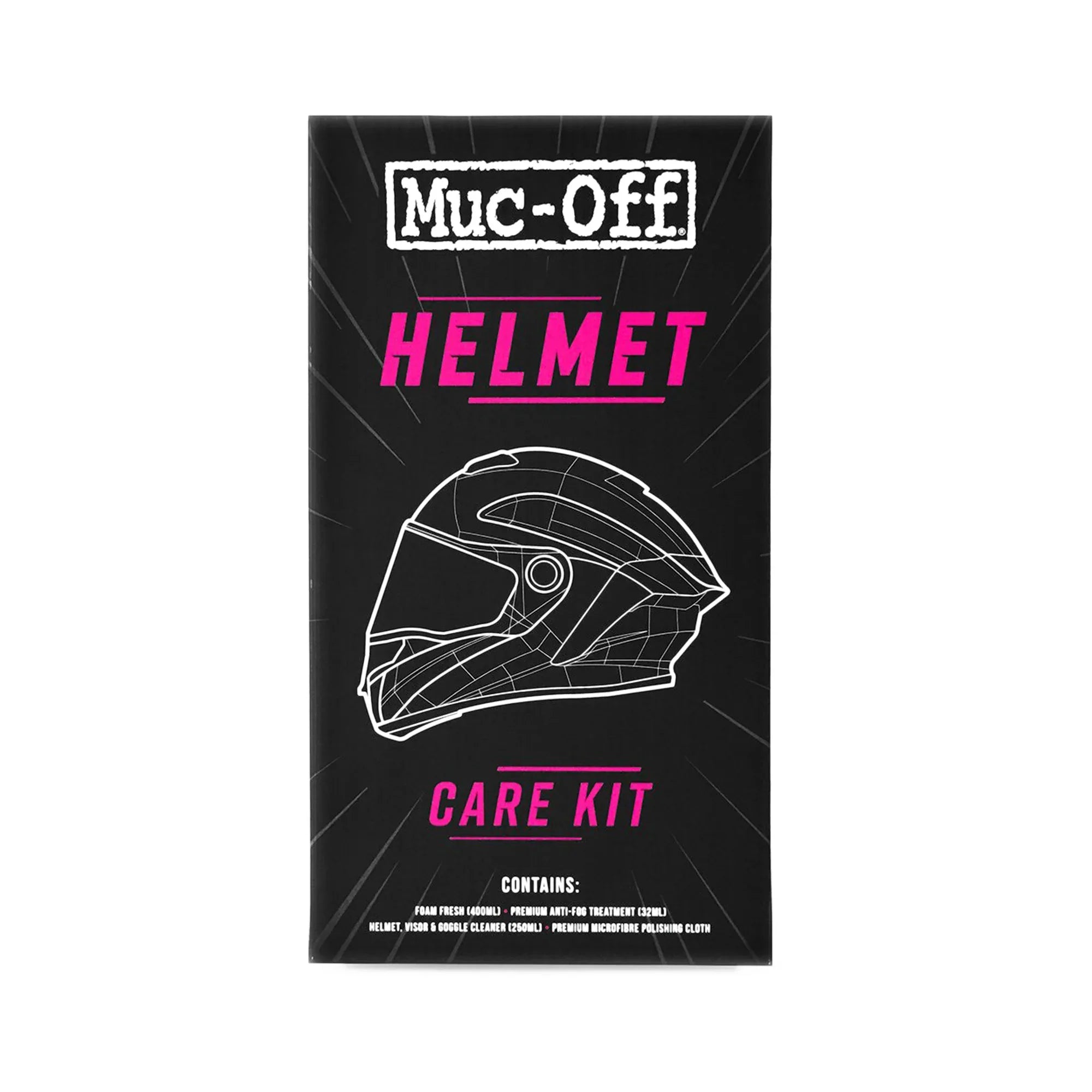 Muc-Off Helmet Care kit Prodotti Pulizia Moto