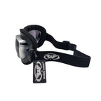 Global Vision Occhiali Moto Global Vision Retro Joe – Vintage Lente Nera UV400 Nero Occhiali da moto - Moon Bike - Vista 3