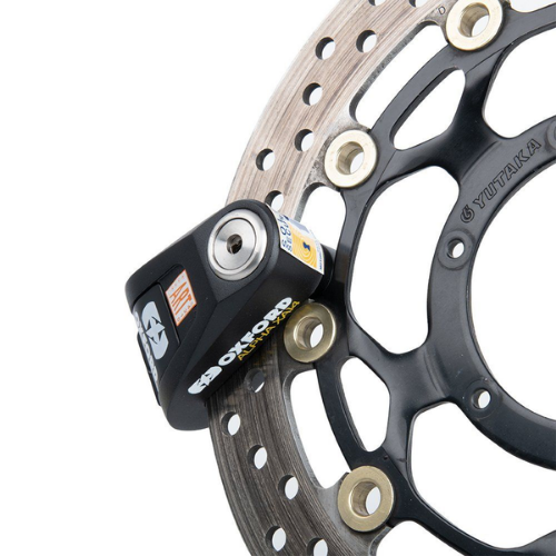 Oxford Alpha XA14 Bloccadisco 14mm con Allarme 110dB – Antifurto Moto Giallo Antifurti - Moon Bike - Vista 3