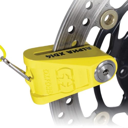Oxford Alpha XD14 Bloccadisco 14mm – Antifurto Moto Sold Secure Gold Antifurti - Moon Bike - Vista 2