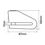 Oxford Alpha XD14 Bloccadisco 14mm – Antifurto Moto Sold Secure Gold Antifurti - Moon Bike - Vista 6
