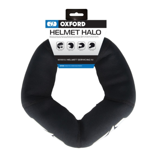 Oxford Halo Ciambella Poggiacasco – Supporto Universale per Casco Moto Nero Accessori Casco - Moon Bike - Vista 3