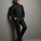 Pantaloni Moto Hevik Centaurus 3 Strati Uomo Nero - Moon Bike - Vista 6