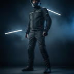 Pantaloni Moto Hevik Stelvio Light Uomo Nero