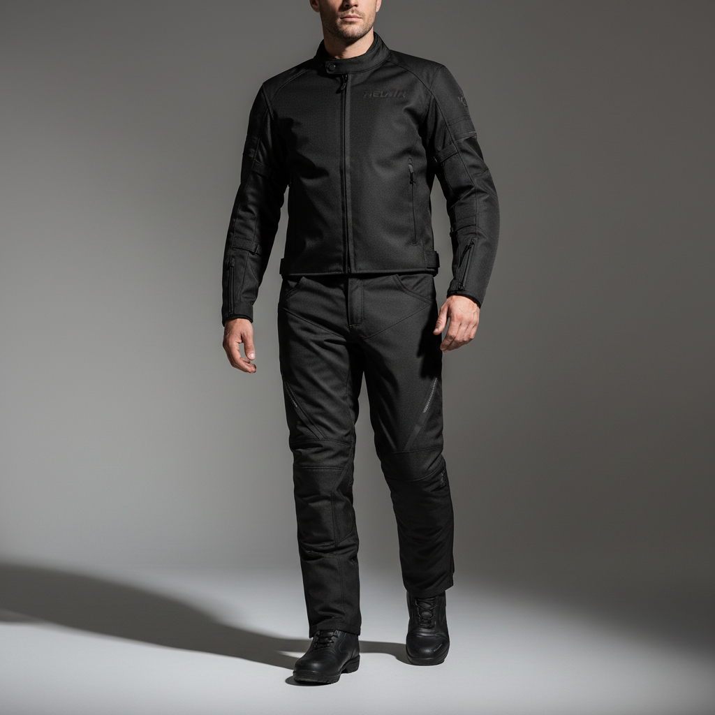 Pantaloni Moto Hevik Stelvio Light Uomo Nero