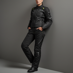 Pantaloni Moto Hevik Stelvio Touring Donna Nero