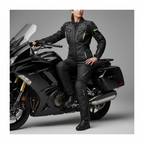 Pantaloni Moto Hevik Stelvio Touring Donna Nero