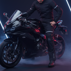 Pantaloni Moto Hevik Titanium 3 Strati Uomo Nero
