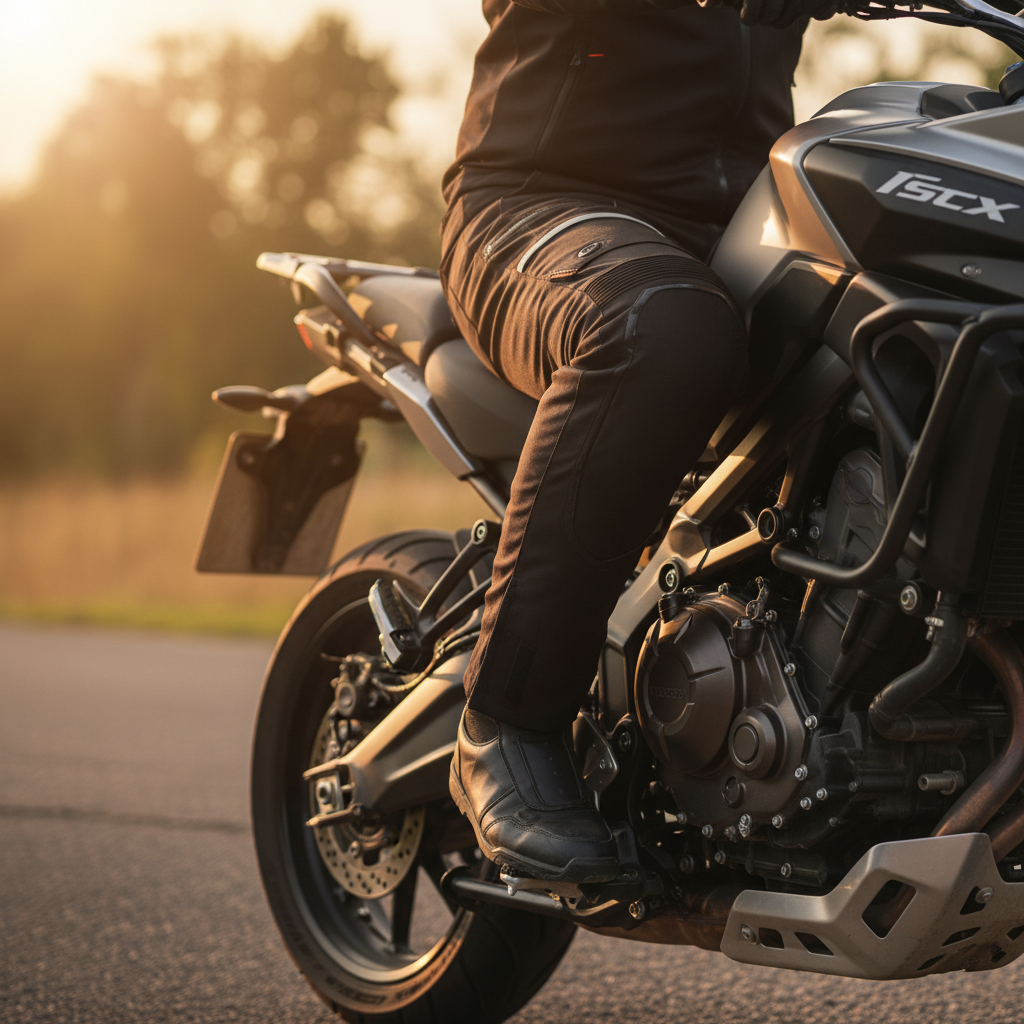 Pantaloni Moto Hevik Titanium 3 Strati Uomo Nero