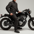 Pantaloni Moto Hevik Titanium 3 Strati Uomo Nero