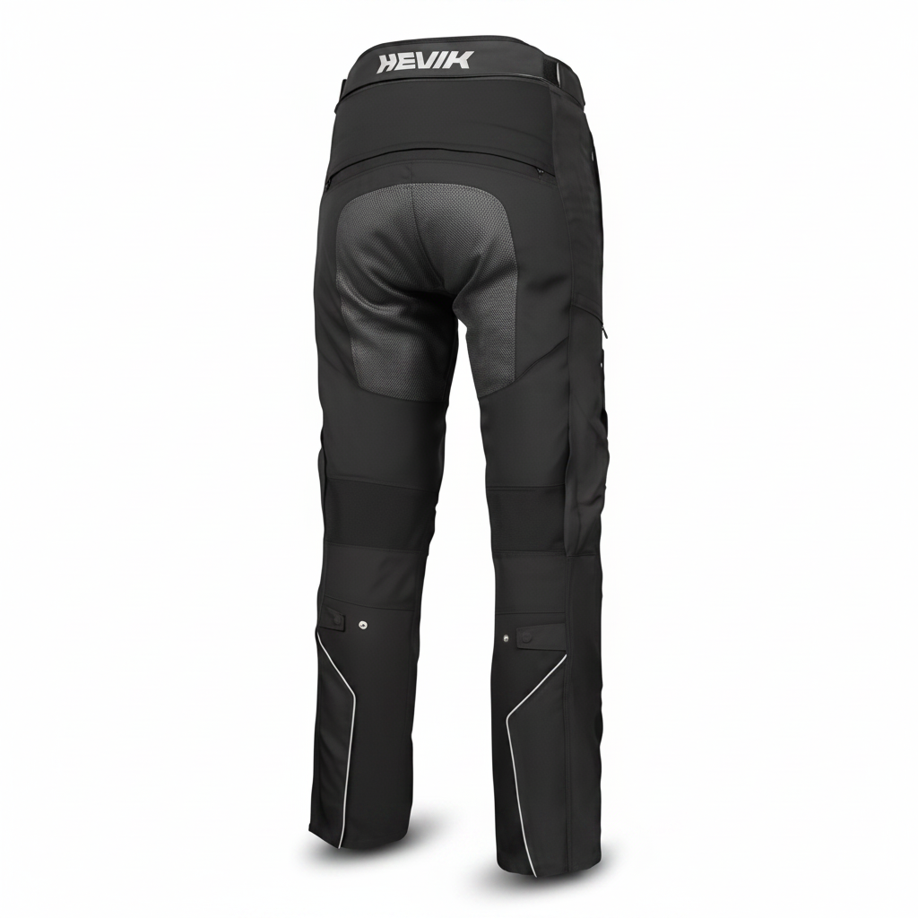 Pantaloni Moto Hevik Titanium 3 Strati Uomo Nero