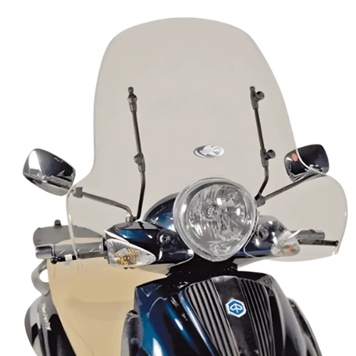 Kappa Moto Parabrezza Kappa 103AK Trasparente per Piaggio Beverly 500 / Beverly Tourer (2003-2010) Trasparente Componenti e accessori di finestrini per veicoli a motore - Moon Bike - Vista 1