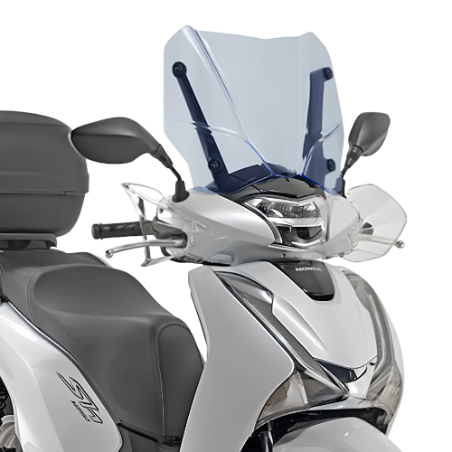 Kappa Moto Parabrezza Kappa KD1155BL Blue Line Honda SH 125i 150i (2017-2019) – Bordo LED Blu Blu Componenti e accessori di finestrini per veicoli a motore - Moon Bike - Vista 1