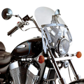 Kappa Moto Parabrezza Kappa 23A Universale Trasparente 5 Fori per Custom/Cruiser (Honda Shadow, Kawasaki VN900, Yamaha Virago/Drag Star) Trasparente Componenti e accessori di finestrini per veicoli a motore - Moon Bike - Vista 1
