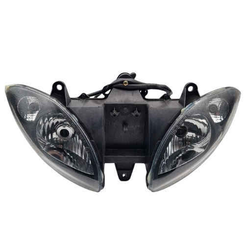 Piaggio Piaggio Faro Anteriore Originale 582272 – X9 125/180/200/250 (2000-2003) Proiettore Nero Nero Fari - Moon Bike - Vista 1