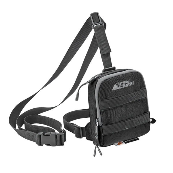 Borsello da gamba Kappa RA307R2BK nero 1 litro con cinghia regolabile