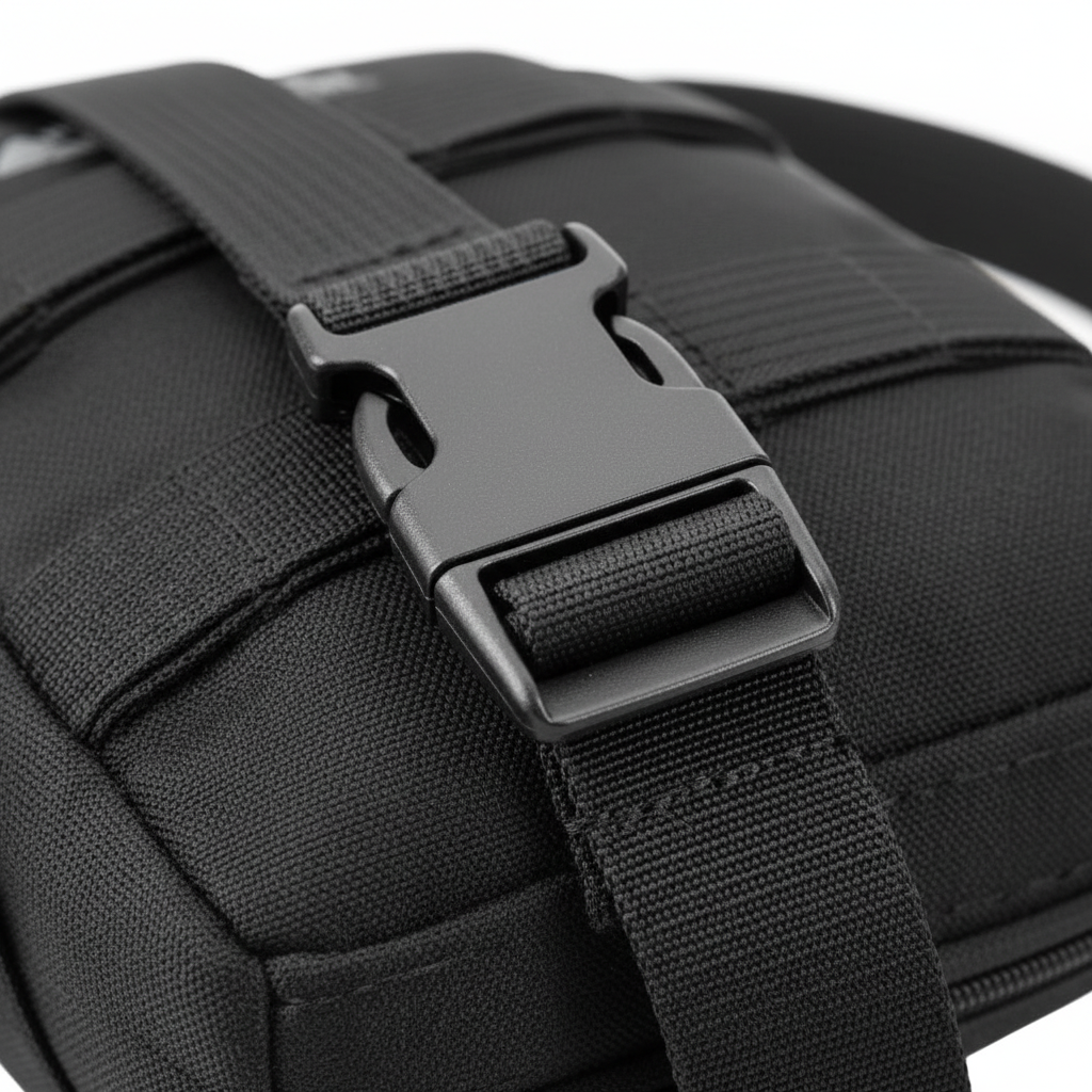 Kappa RA307R2BK Borsello da Gamba Moto 1 Litro Nero – Universale Idrorepellente Borse Moto - Moon Bike - Vista 2