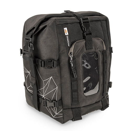 Kappa Moto Kappa RA315BK Borsa Serbatoio Zaino 20L Magnetica – Universale Moto Impermeabile Roll Top Nero Borse e zaini da moto - Moon Bike - Vista 1