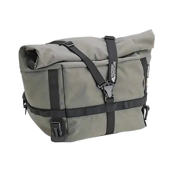 Borsa da sella Kappa RA319 19 litri grigia - vista frontale
