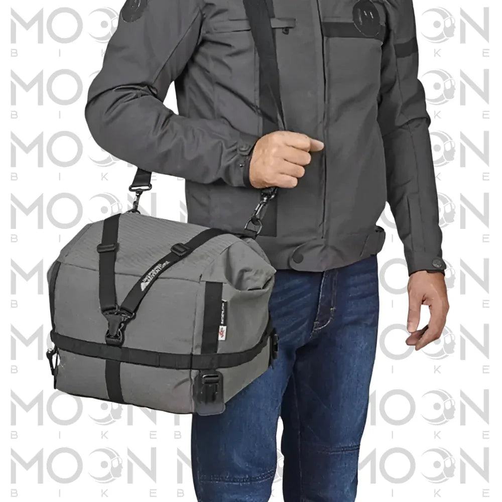 Kappa Moto Borsa da Sella Kappa 19 Litri – Borsa Moto Impermeabile con Sistema MML Nero Stoccaggio e carico per veicoli - Moon Bike - Vista 5