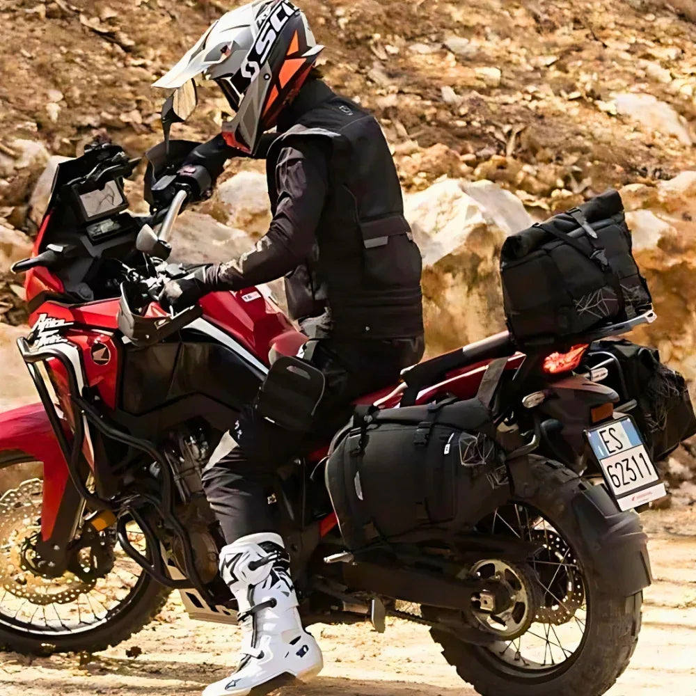 Kappa Moto Borsa da Sella Kappa 19 Litri – Borsa Moto Impermeabile con Sistema MML Nero Stoccaggio e carico per veicoli - Moon Bike - Vista 8