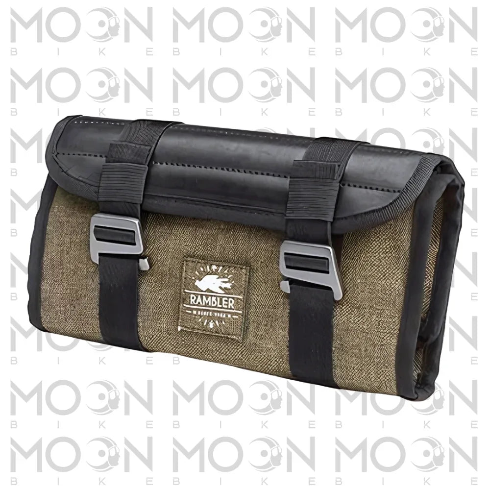 Borsello Porta Attrezzi Moto Kappa RB102 Rambler Café Racer Scrambler Custom Verde Oliva - Borsa Tool Bag Universale