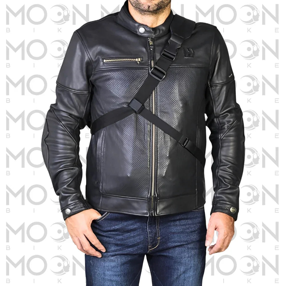 Kappa Moto Borsa Serbatoio Moto Kappa RB103 Rambler 7 Litri Café Racer Scrambler Custom Verde Oliva - Tank Bag Magnetica Universale Nero Stoccaggio e carico per veicoli - Moon Bike - Vista 4