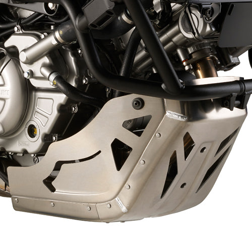 Paracoppa Kappa RP3101K in Alluminio Satinato Anodizzato – Suzuki DL 650 V-Strom (2011-2024) Nero - Moon Bike - Vista 1