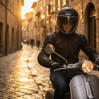 SMK SMK GTJ Casco Jet Nero Opaco – ECE 22.06 Visiera Parasole Integrata Nero Caschi aperti - Moon Bike - Vista 7