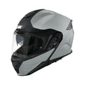 SMK Gullwing Grigio Chiaro Casco Modulare Flip-Up P/J ECE 22.06, codice 161302 — SMK
