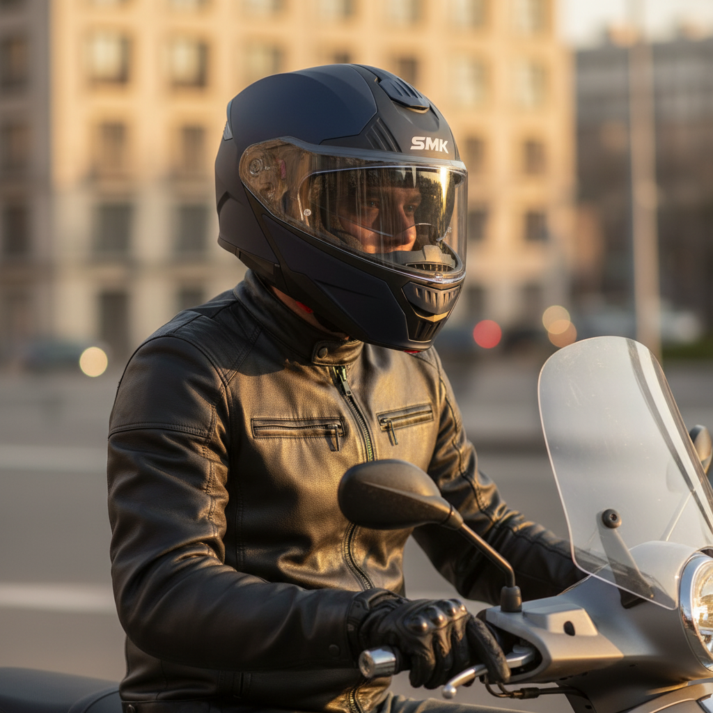 SMK Gullwing Blu – Casco Modulare Flip-Up P/J ECE 22.06