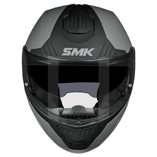 SMK Gullwing Grigio Chiaro: Casco Modulare Flip-Up P/J ECE 22.06, codice articolo 161302