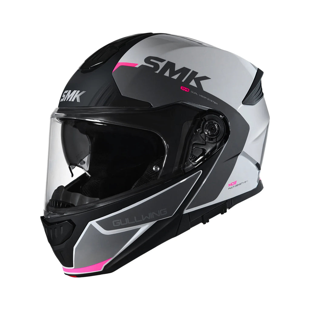 SMK Gullwing Kresto Casco Modulare Moto
