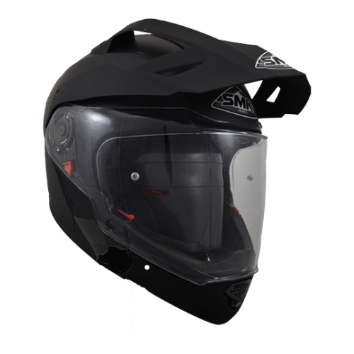 SMK Hybrid EVO Nero Opaco – Casco Modulare 5in1 P/J - Moon Bike - Vista 1