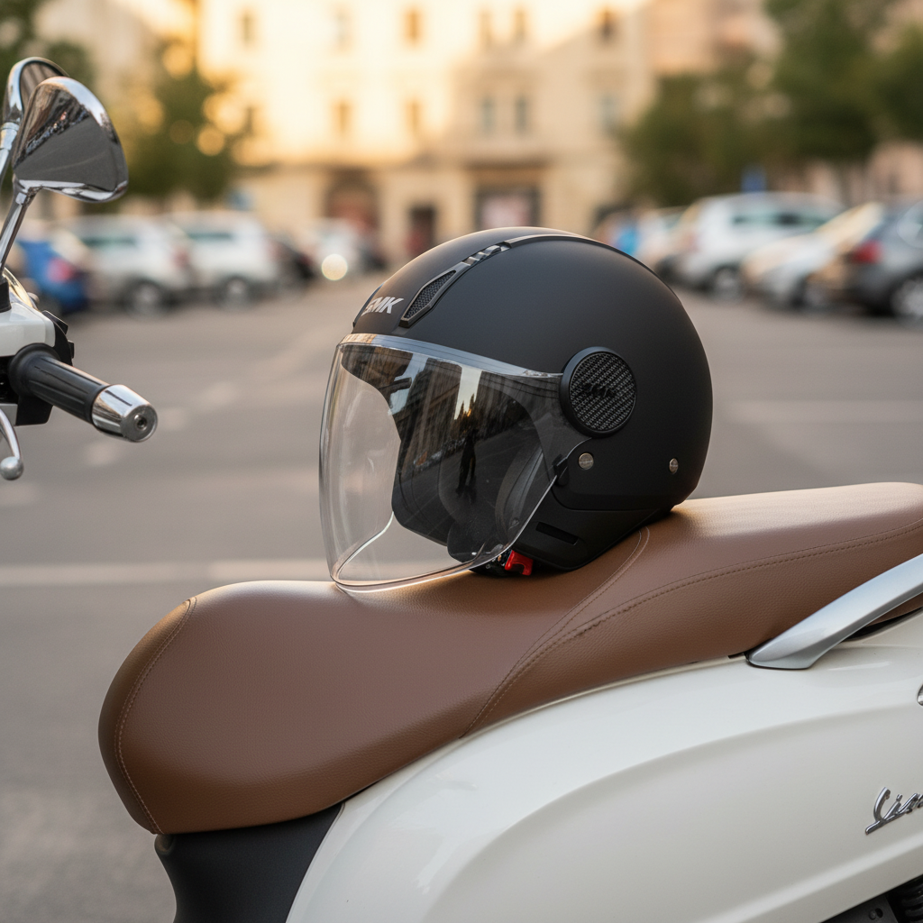 SMK Laminar Casco Jet Nero Opaco – ECE 22.06
