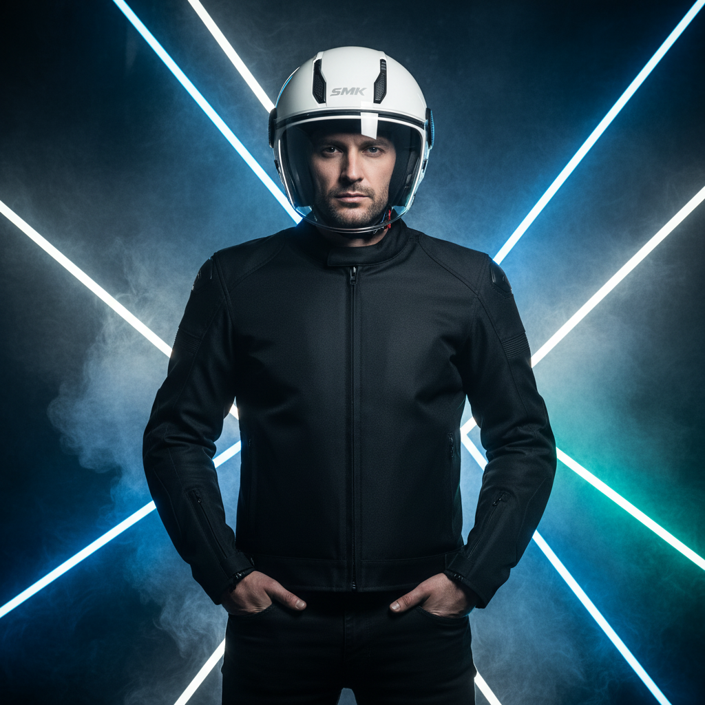 SMK Laminar Casco Jet Bianco – ECE 22.06