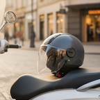 SMK Laminar Casco Jet Grigio Scuro – ECE 22.06 - Moon Bike - Vista 9