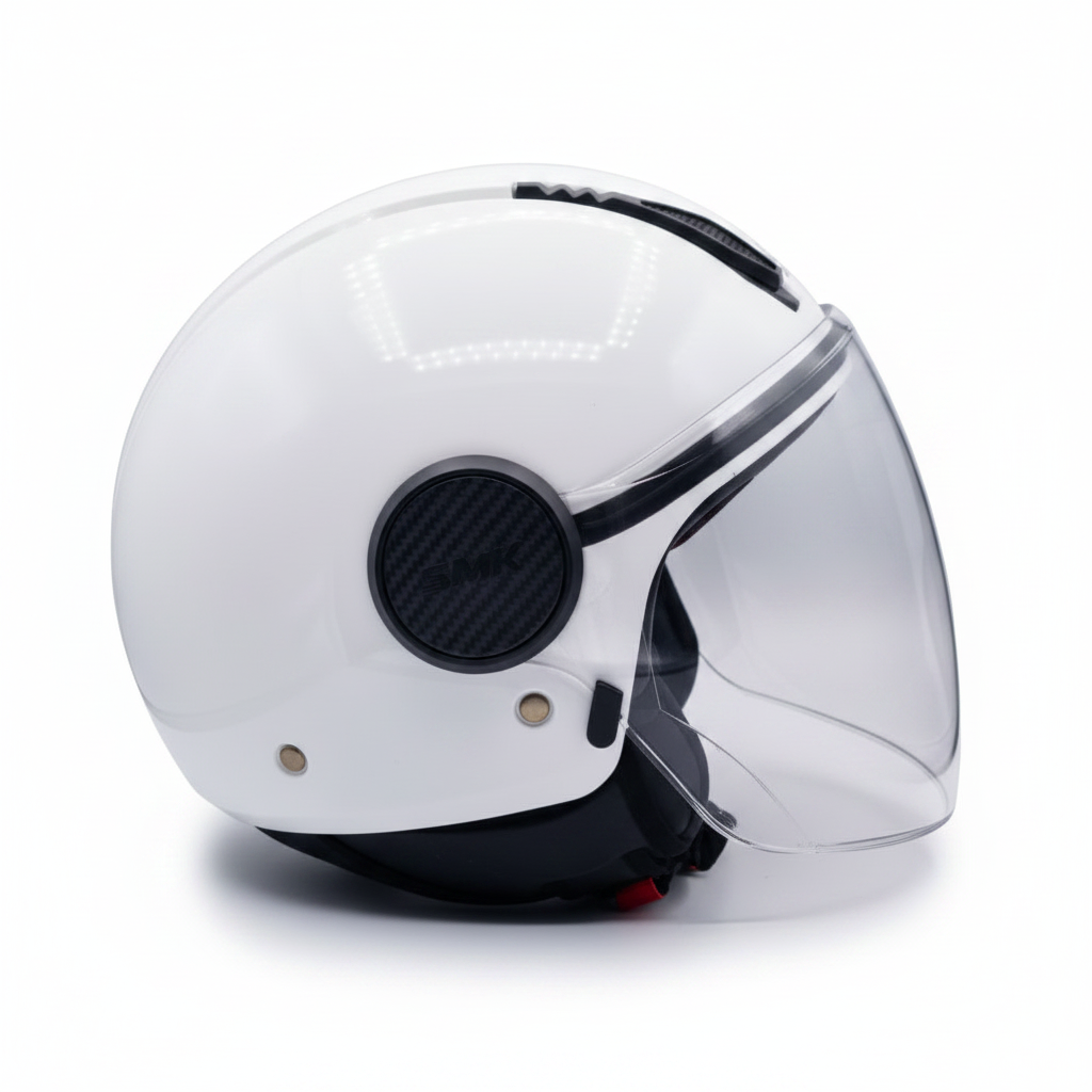 SMK Laminar Casco Jet Bianco – ECE 22.06