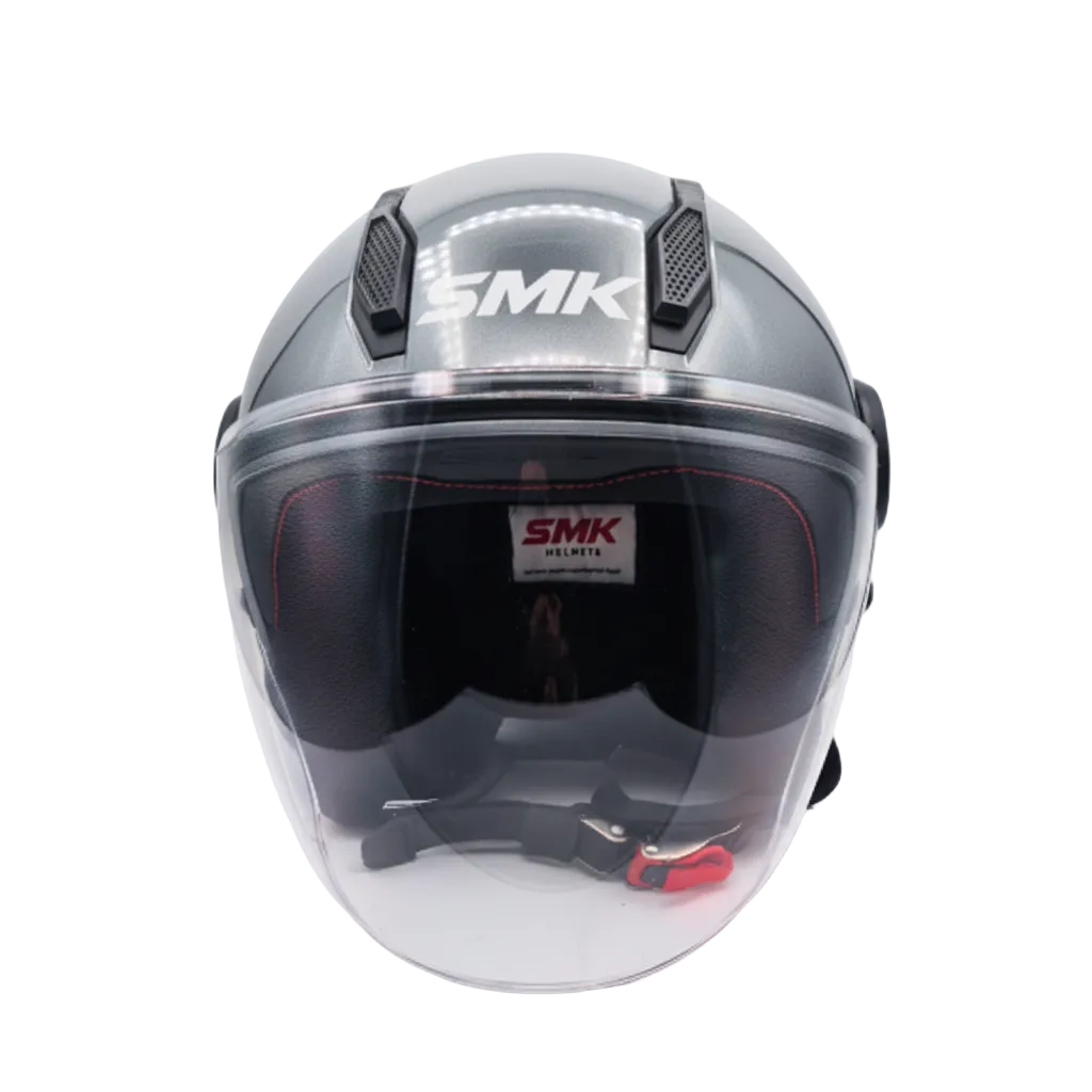 SMK Laminar Casco Jet Grigio Scuro – ECE 22.06 - Moon Bike - Vista 2