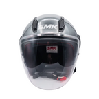 SMK Laminar Casco Jet Grigio Scuro – ECE 22.06 - Moon Bike - Vista 2