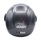 SMK Laminar Casco Jet Grigio Scuro – ECE 22.06 - Moon Bike - Vista 3
