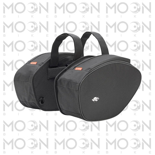 Kappa Moto Borse laterali Kappa Moto ST100B Striker universali 30 L per moto Stoccaggio e carico per veicoli - Moon Bike - Vista 1