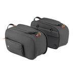 Kappa ST105 Coppia Borse Laterali Morbide Moto 17 Litri Stryker Universali con Cover Antipioggia Nero - Moon Bike - Vista 1